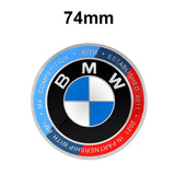 3pcs/set BMW Car Front Bonnet Emblem Rear Trunk Badge Decal Auto Steering Wheel Center Sticker