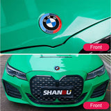 1PC 82mm BMW Logo Car Front Emblem Badge Auto Rear Trunk Decal