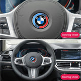 1PC 45mm BMW Car Steering Wheel Center Sticker Emblem Badge Decal