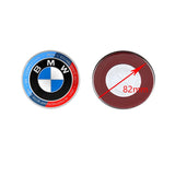 1PC 82mm BMW Logo Car Front Emblem Badge Auto Rear Trunk Decal