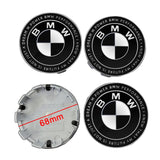 4pcs/set 50th Anniversary 56mm 68mm BMW Car Wheel Center Hub Caps Cover