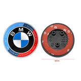 1PC 82mm BMW Logo Car Front Emblem Badge Auto Rear Trunk Decal