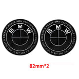 2pcs/set 50th Anniversary BMW Car Front Hood Emblem Auto Rear Trunk Badge Decal