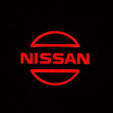 10.6x9cm 11.7x10cm Nissan Car LED Light Front Rear Emblem Badge