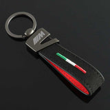 BMW M Power Suede Car Keychain Pendant Key Ring Holder