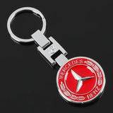Mercedes Benz AMG Brabus Apple Tree Metal Car Keychain Key Ring Holder
