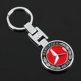 Mercedes Benz AMG Brabus Apple Tree Metal Car Keychain Key Ring Holder