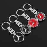Mercedes Benz AMG Brabus Apple Tree Metal Car Keychain Key Ring Holder